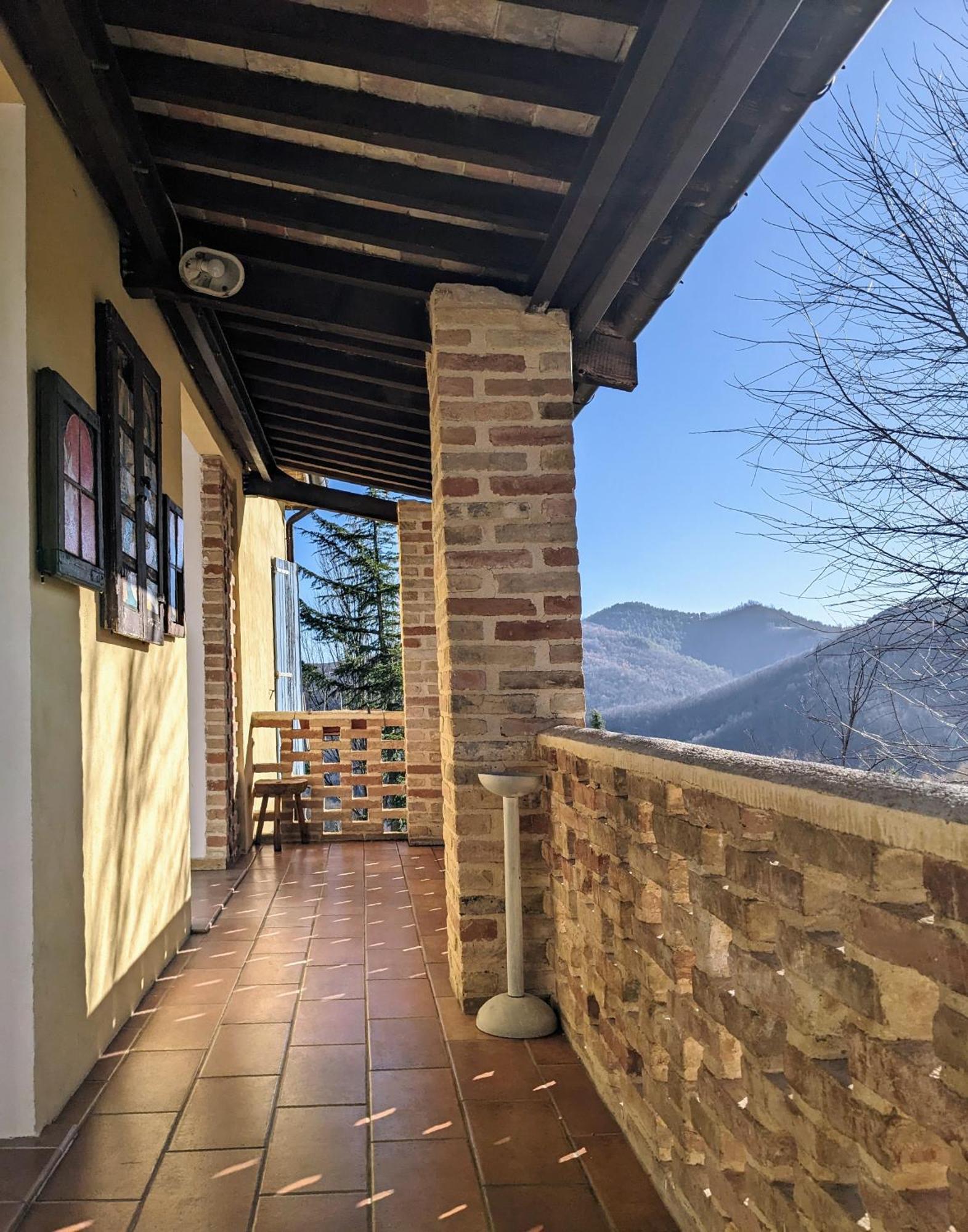 Hostal La Cittadella Dei Monti Sibillini Montemonaco Exterior foto